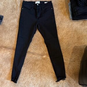 PAIGE Women's Black Skinny Jeans